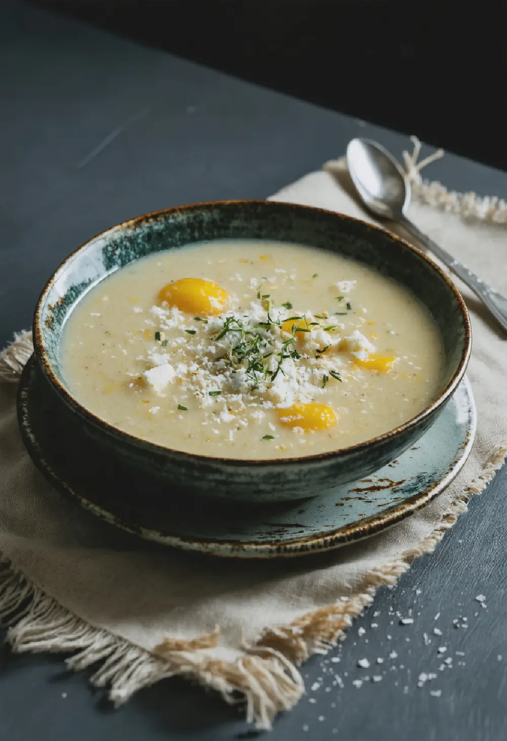 Authentic Greek Avgolemono Soup
