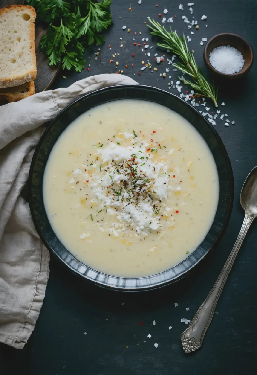 Authentic Greek Avgolemono Soup