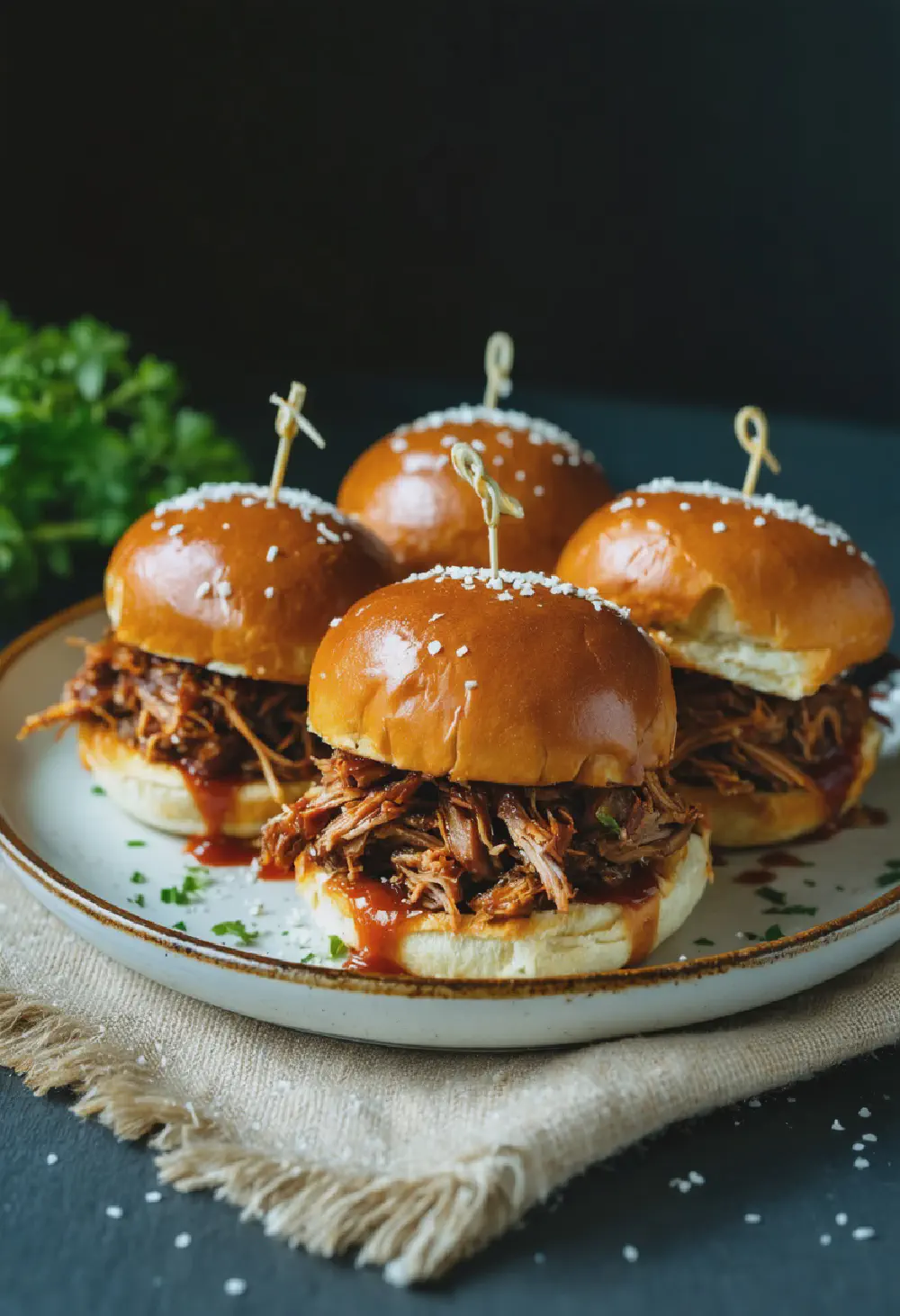 Barbecue Pulled Pork Sliders