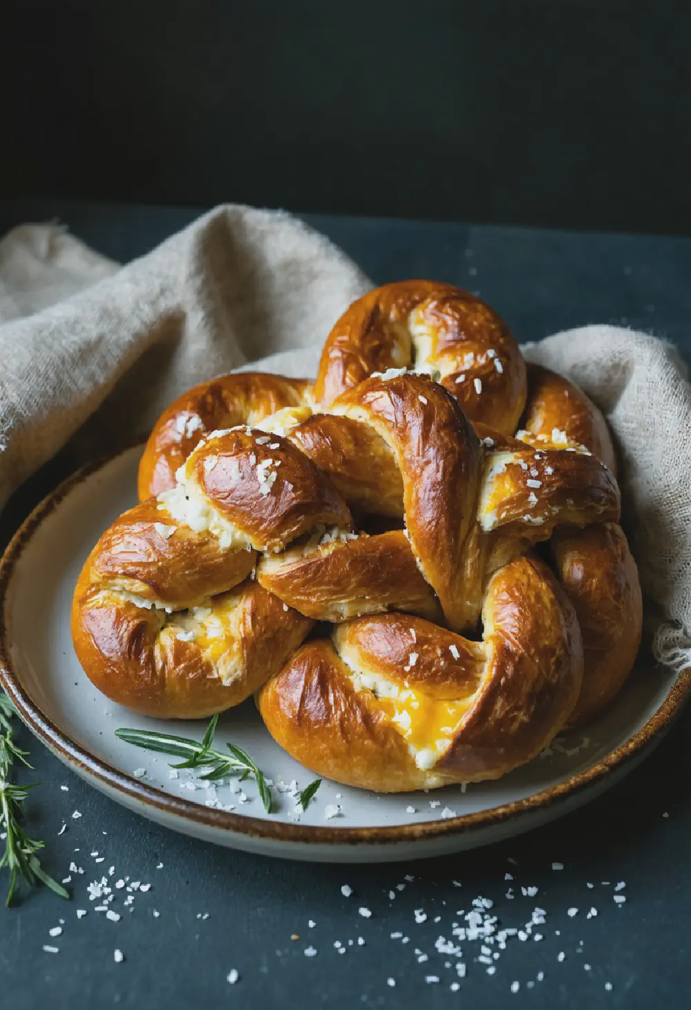 Cheese Stuffed Pretzels