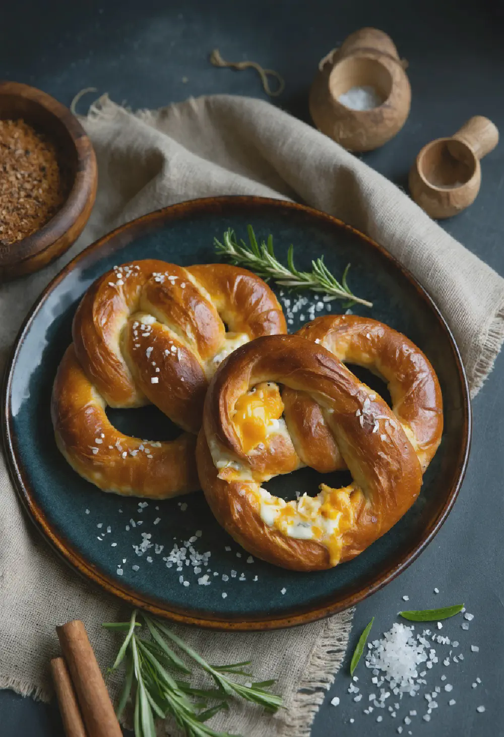 Cheese Stuffed Pretzels