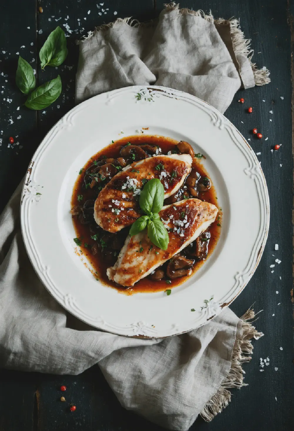 Authentic Chicken Marsala