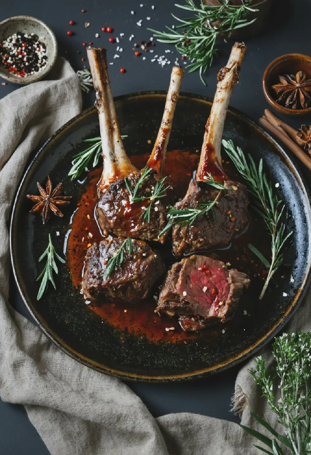 Chinese Braised Lamb Shanks with Star Anise