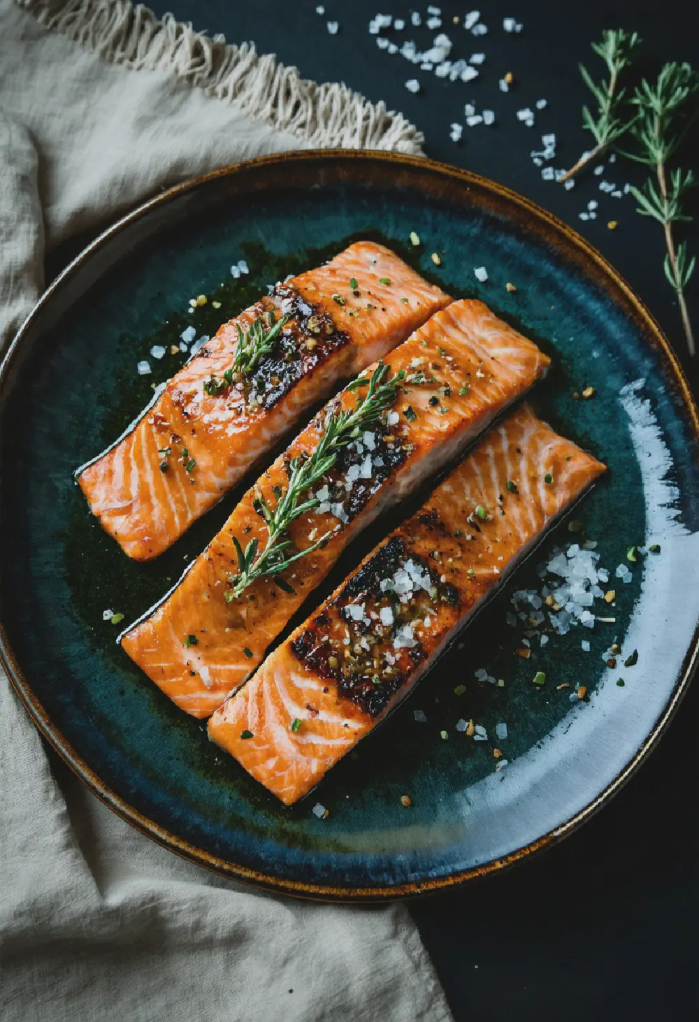 Honey Garlic Glazed Salmon
