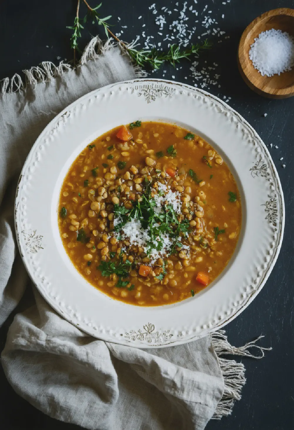 Authentic Middle Eastern Lentil Soup