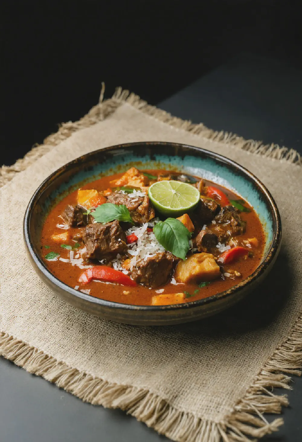 Massaman Curry with Beef or Chicken