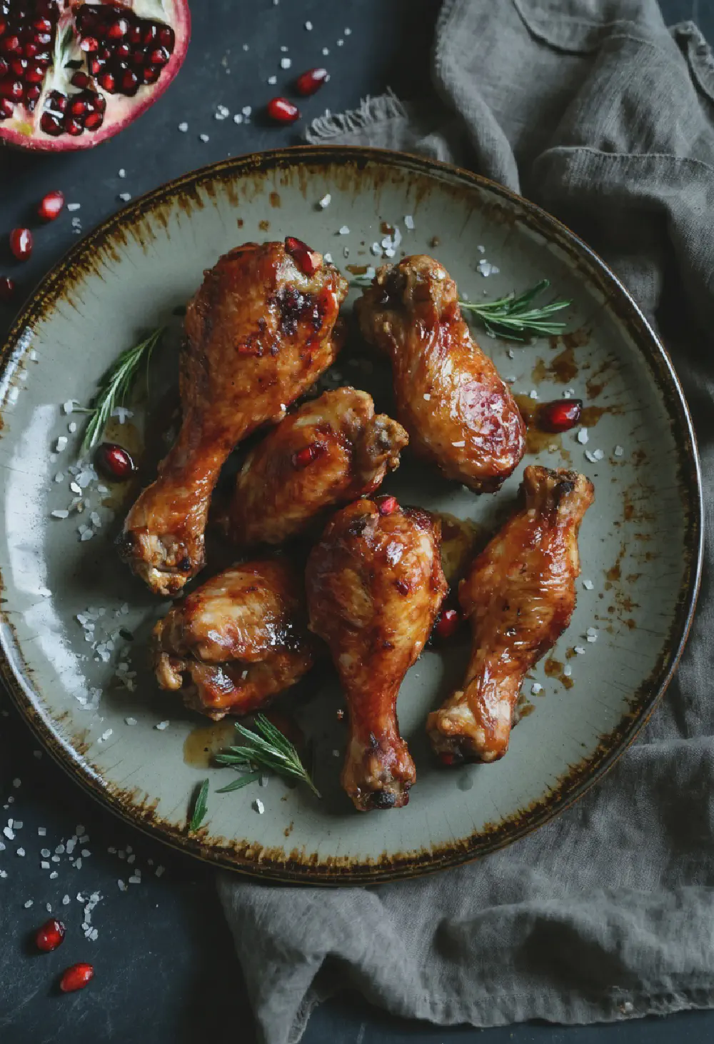 Pomegranate Molasses Wings