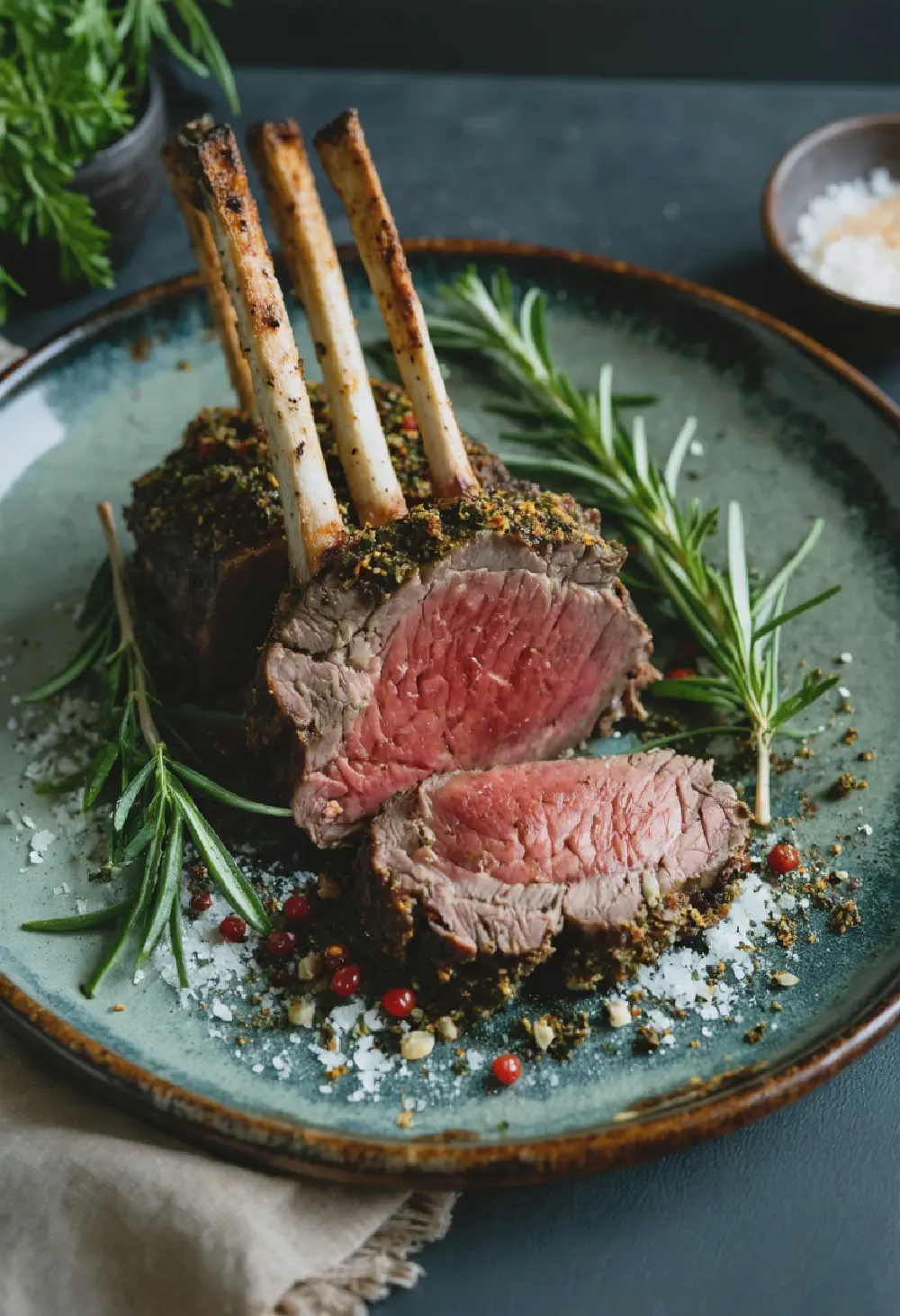 Rack of Lamb with Herb Crust