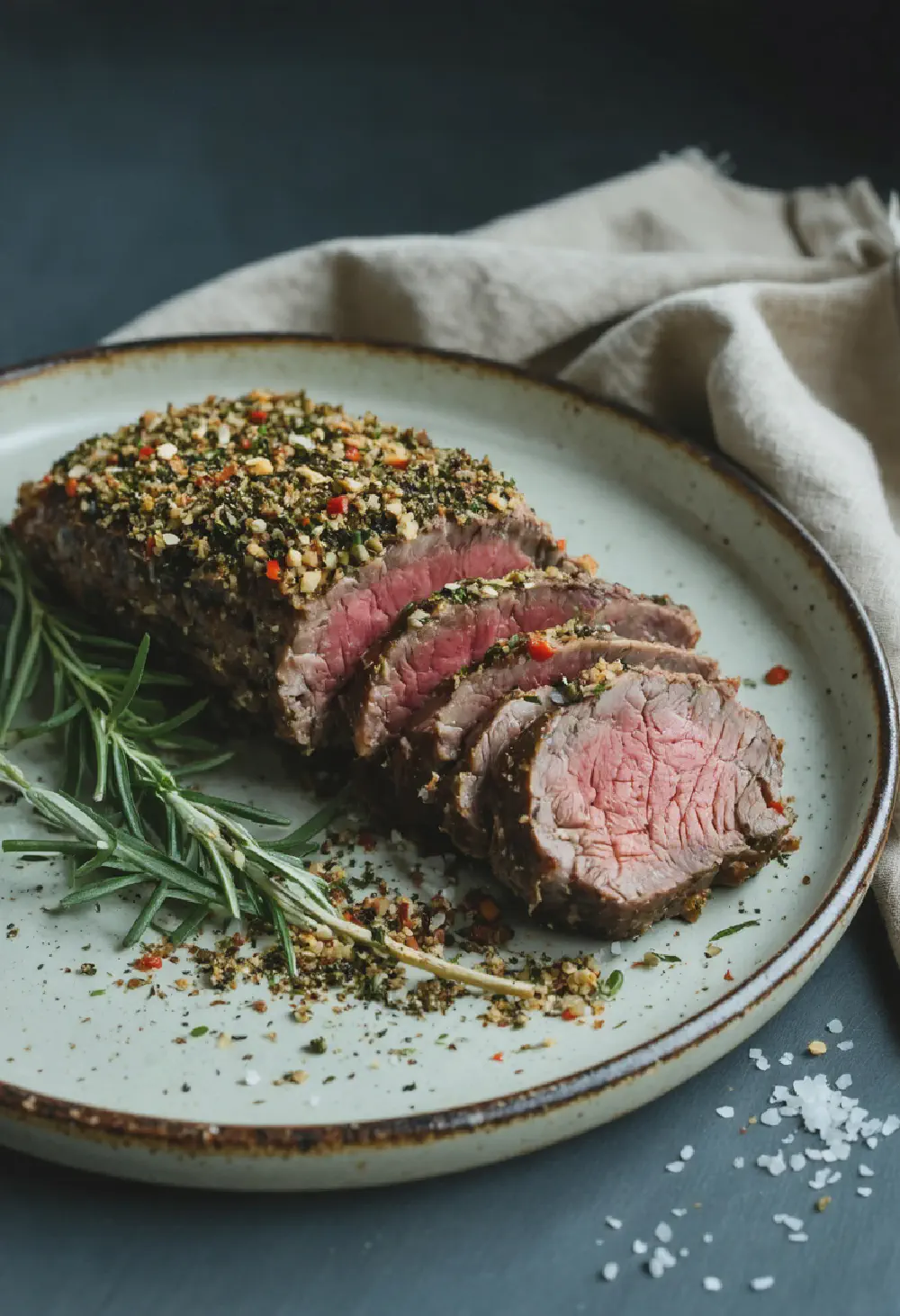 Rack of Lamb with Herb Crust