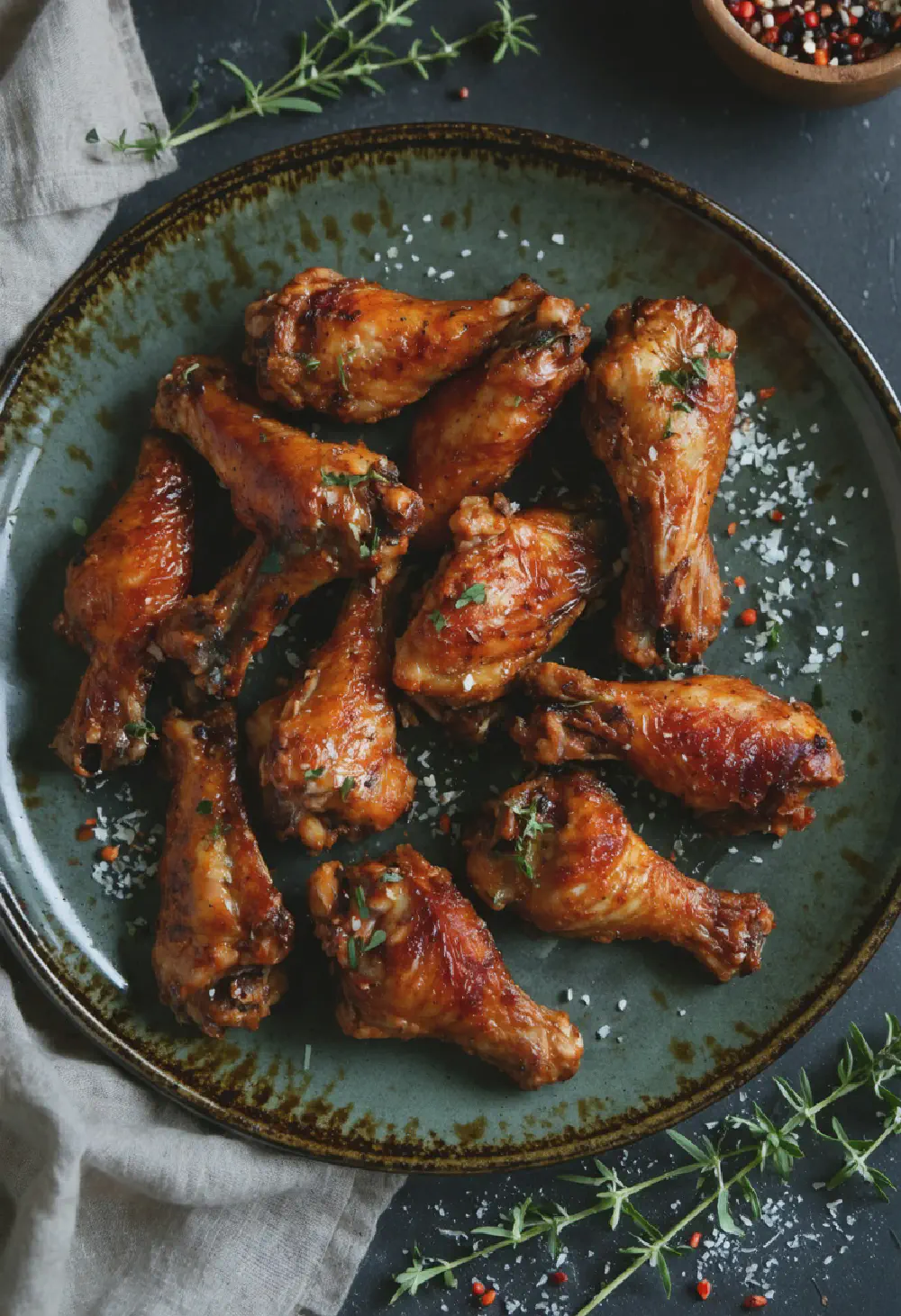 Smoked Paprika and Maple Wings