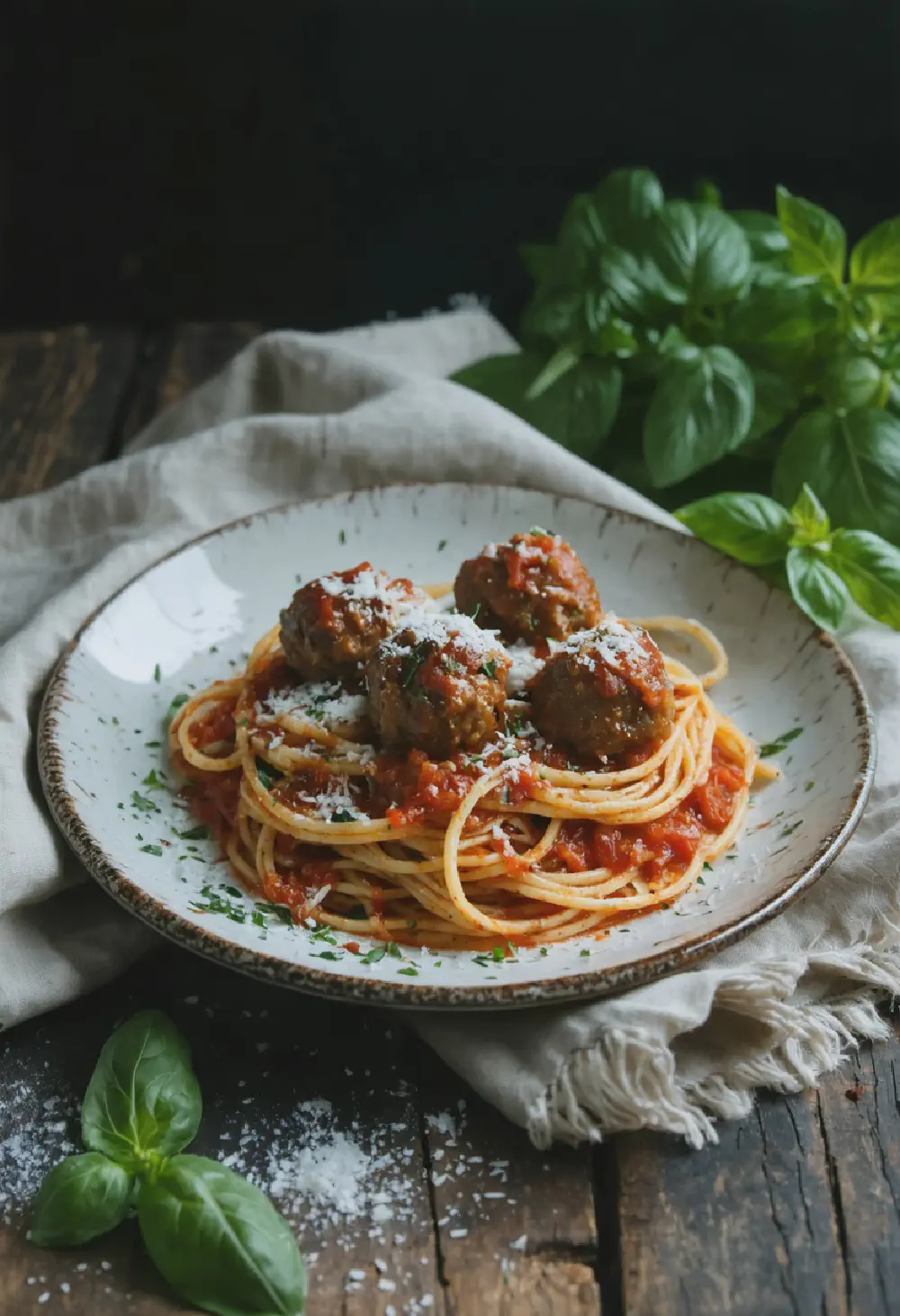 Spaghetti and Meatballs