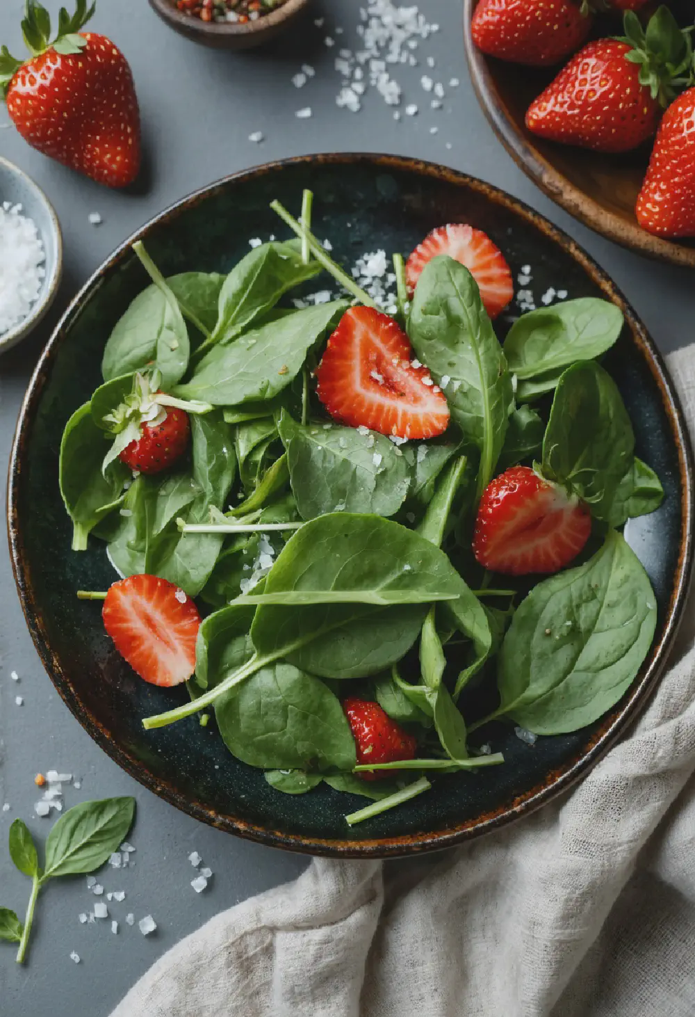 Strawberry Spinach Salad