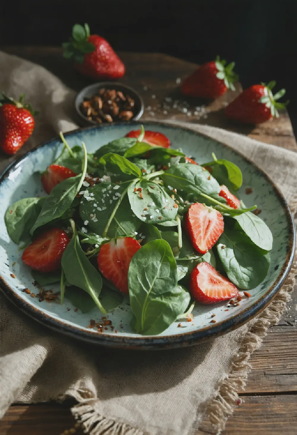 Strawberry Spinach Salad
